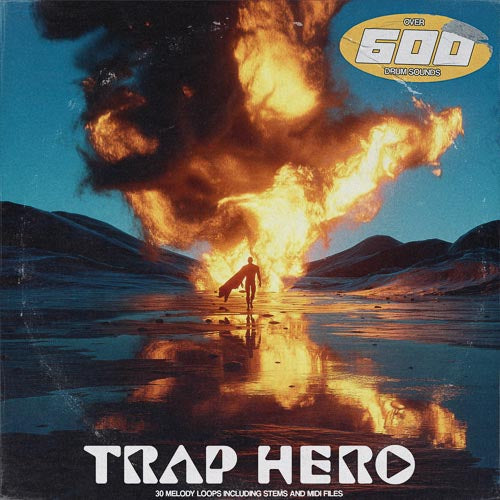 Cover art for Trap hero sound pack music production tools from Matadorr Sound